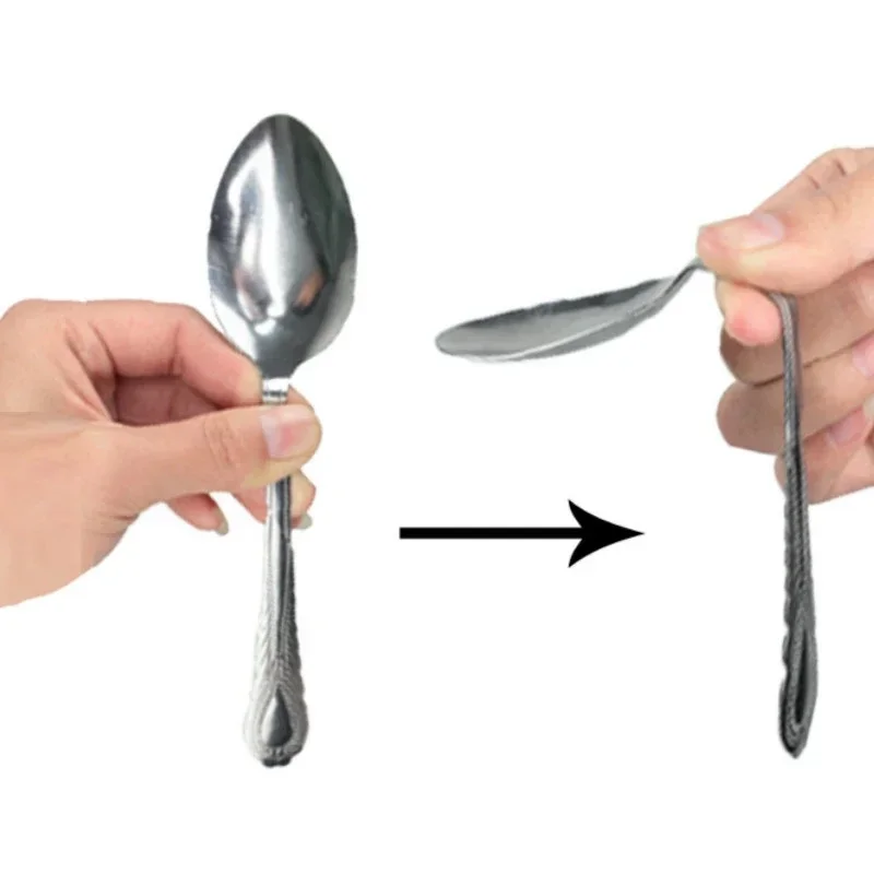 Magic Trick Perfect Bend Spoon Bending Gimmick Close Up Magician Street Stage