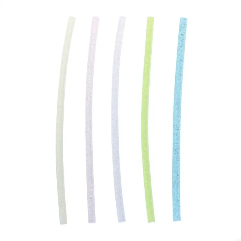 E7CD 100 Coloured Mini Hot Melt Adhesive Sticks, 7x200mm, for Crafts and Quick Repair