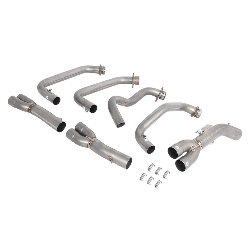 

Для kawasaki Z900 Z900SE Z900 2025 мотоциклетная выхлопная система, соединительная труба из титанового сплава, без шнуровки, передняя трубка, соедините в наличии