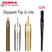 10PCS Japan ZEBRA Retro Dipped Pen Tip G Nib Metal English Calligraphy Painting Stationery Back To School Writing Supplies