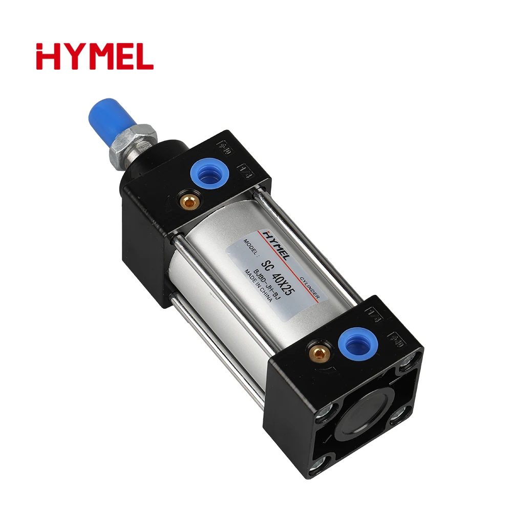 SC Standard Air Cylinder SC32/40/50/63mm Bore Small Pneumatic Cylinder Piston 25/50/75/100/150/200/250mm Stroke