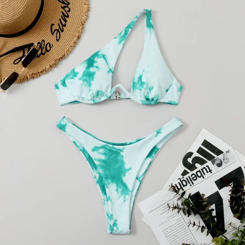 Sexy Print-Bikinis 2025, Badeanzüge, Damen-Bademode, Push-Up, weiblich, Strand, Badebekleidung, Badeanzüge, brasilianisches Bikini-Set, Pool-Badende