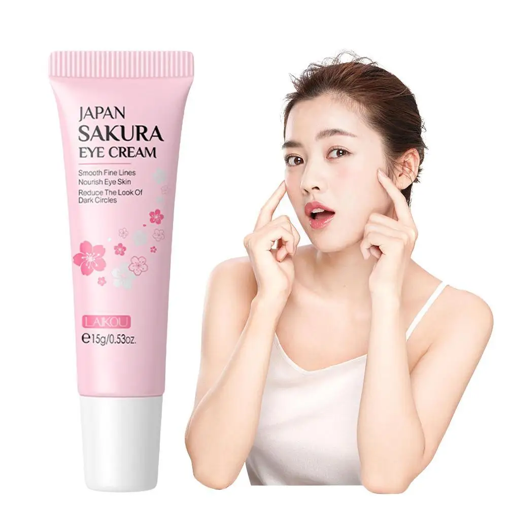 Sakura-mascarilla Facial reparadora para dormir, máscara Facial de noche, nutritiva, iluminadora, círculo oscuro, Crema para Ojos, Hidratante para ojos debajo de los ojos