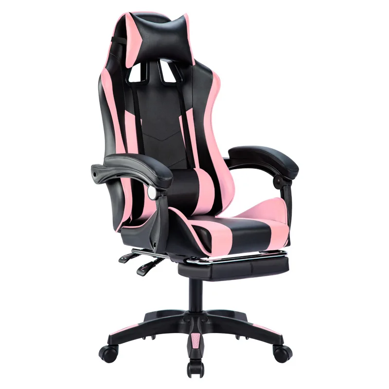 Hot Sale Custom Logo Executive Style Spinning Game Office Chair Racing Style High Back PU Leather Computer Game Chair