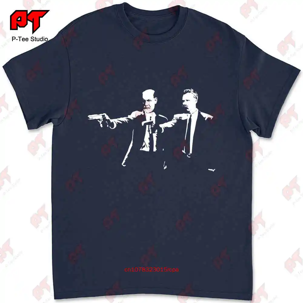 Freud And Nietzsche Philosopher Psychologist T-shirt E70Y