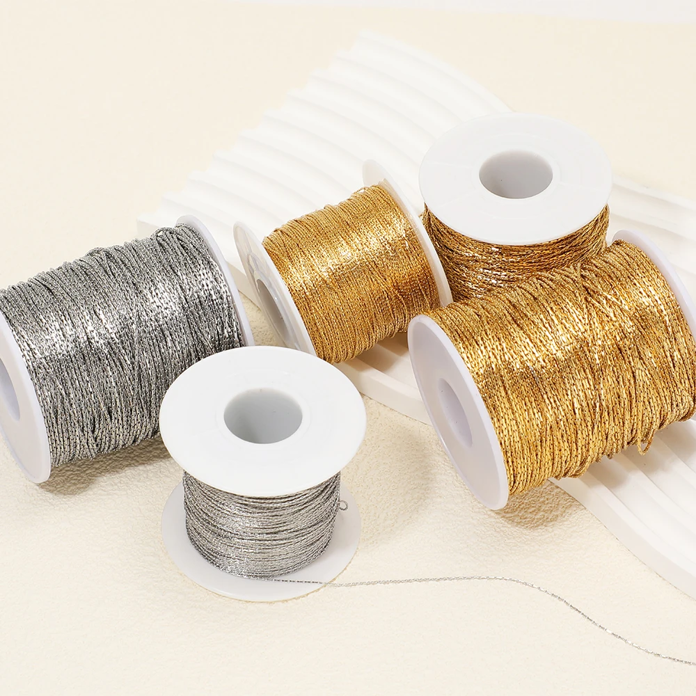 5 Meters Stainless Steel Gold Wire 0.3mm 0.4mm 0.5mm Thin Chain Bulk for Bracelets Chain Necklace DIY Jewelry Making Accessories image 3