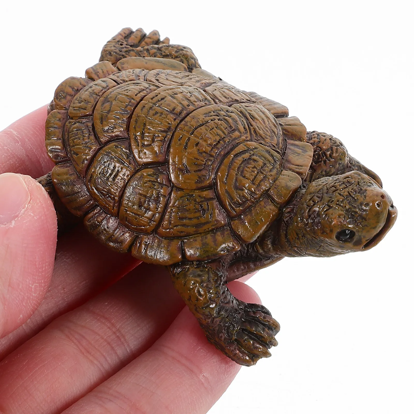 

Resin Turtle Sculpture Detailed Fake Marine Animal Decoration for Indoor Outdoor Space Tabletop Shelf Display Art
