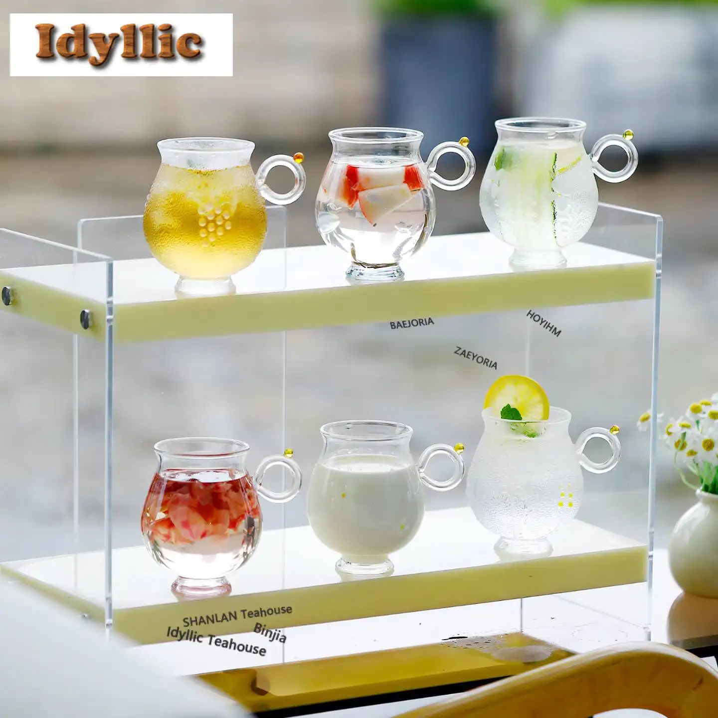 210ml Fish Glass Teacup Elegant Tea Bowl Jug Tea-tasting Personal Cup Jianzhan Master Cups Household Teaset Supplies Decoration