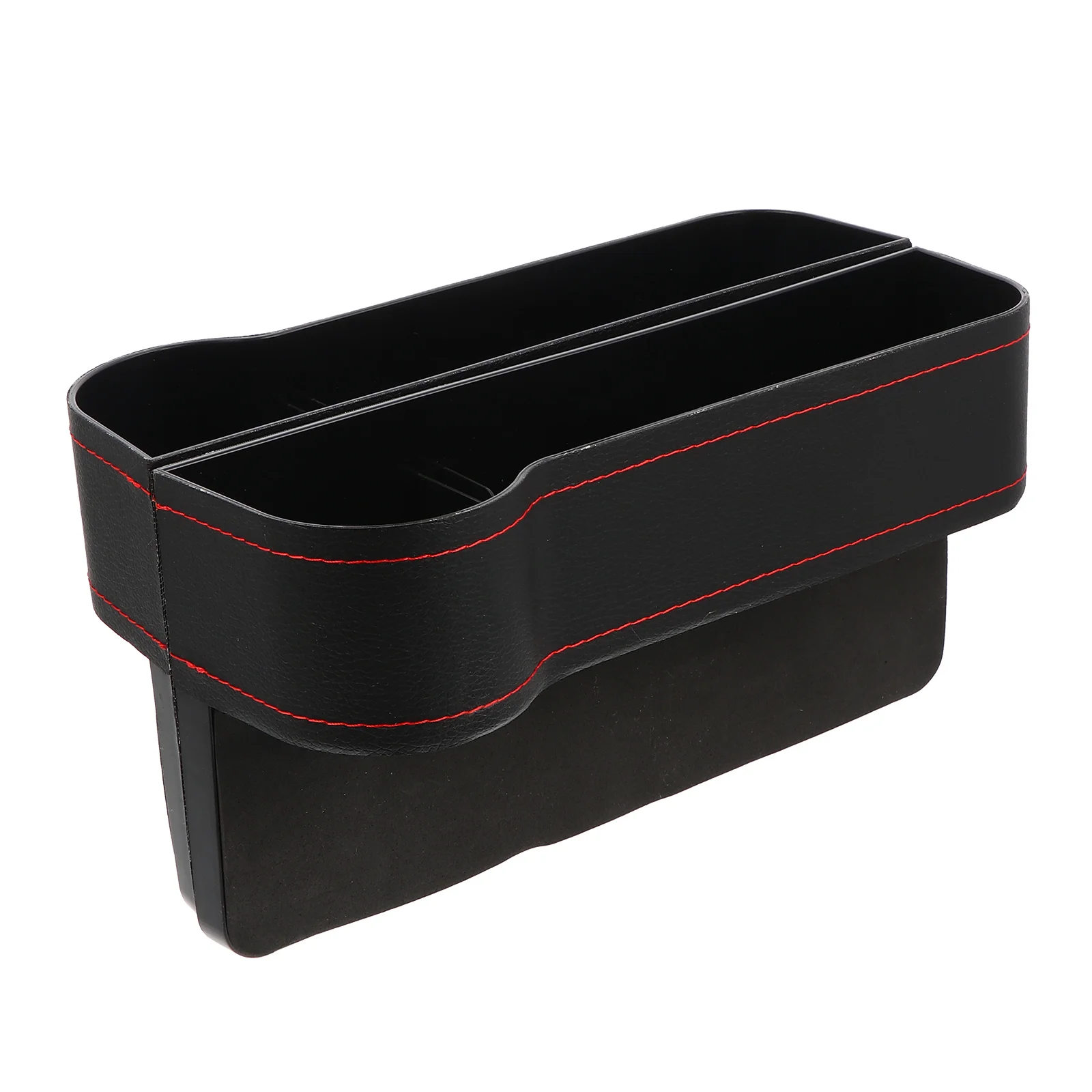 ที่จัดเก็บช่องว่างเบาะรถยนต์ 2 ชิ้น วัสดุพลาสติก สำหรับใส่โทรศัพท์มือถือ กระเป๋าสตางค์ บัตร จัดระเบียบช่องว่างข้างเบาะ