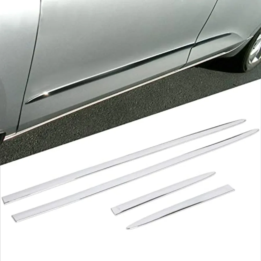 

Side Door Molding Trim for 2015-2020 Chevy Chevrolet Impala Body Line Garnish Skirt in Black with Durable Plastic Finish