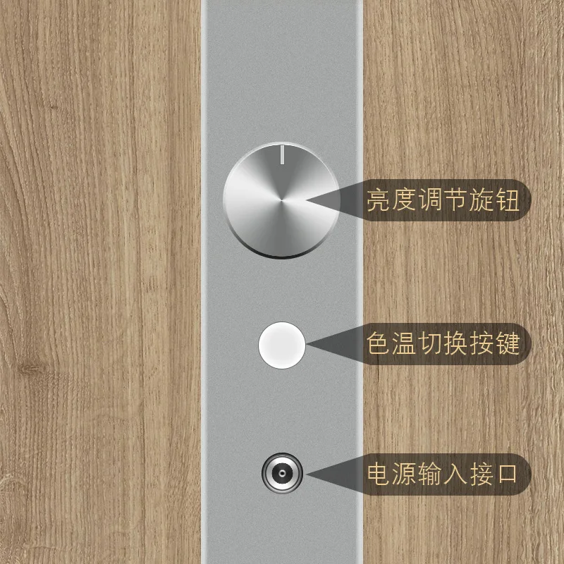 مصباح طاولة أظافر قابل للطي لسطح المكتب إضاءة نصف قمر لطاولة الأظافر ضوء بارد LED ملء ضوء مصباح وشم تجميل على شكل حرف U