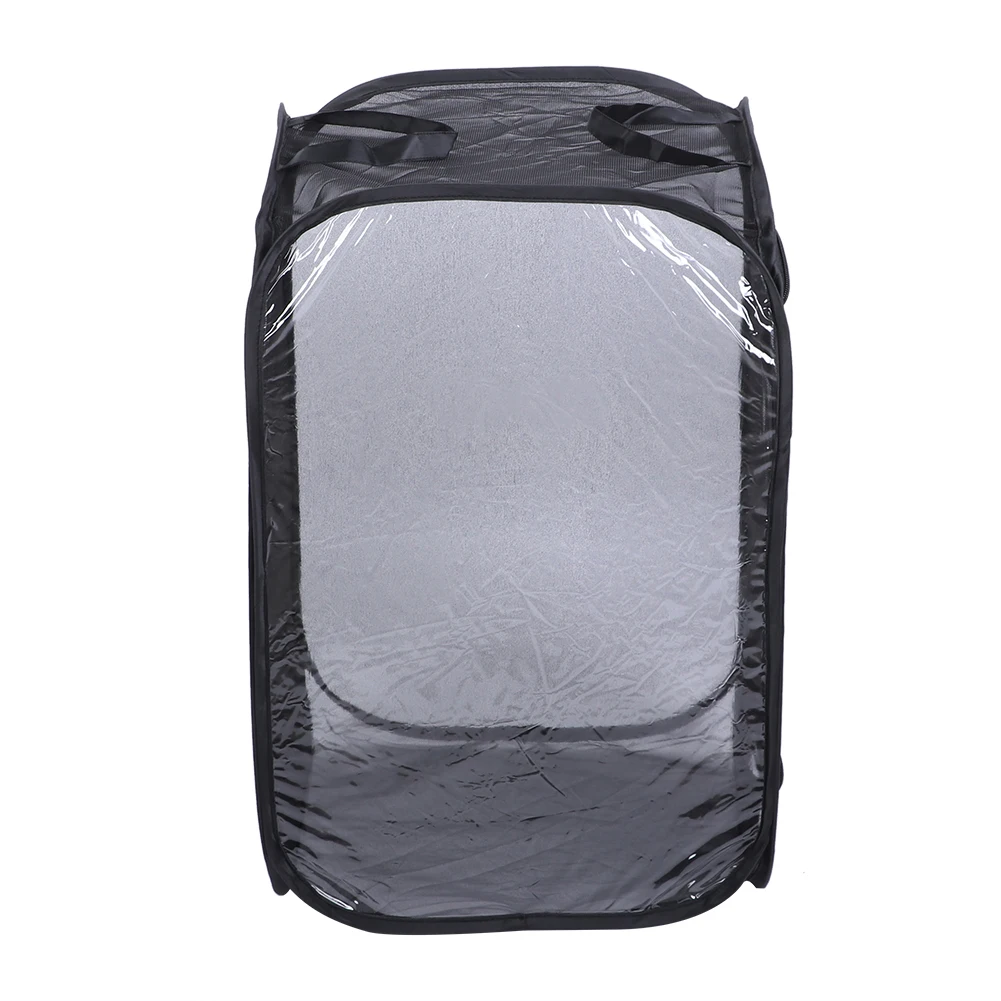 قفص شبكي خفيف قابل للطي للحشرات ، أسود ، قابل للطي ، منزل