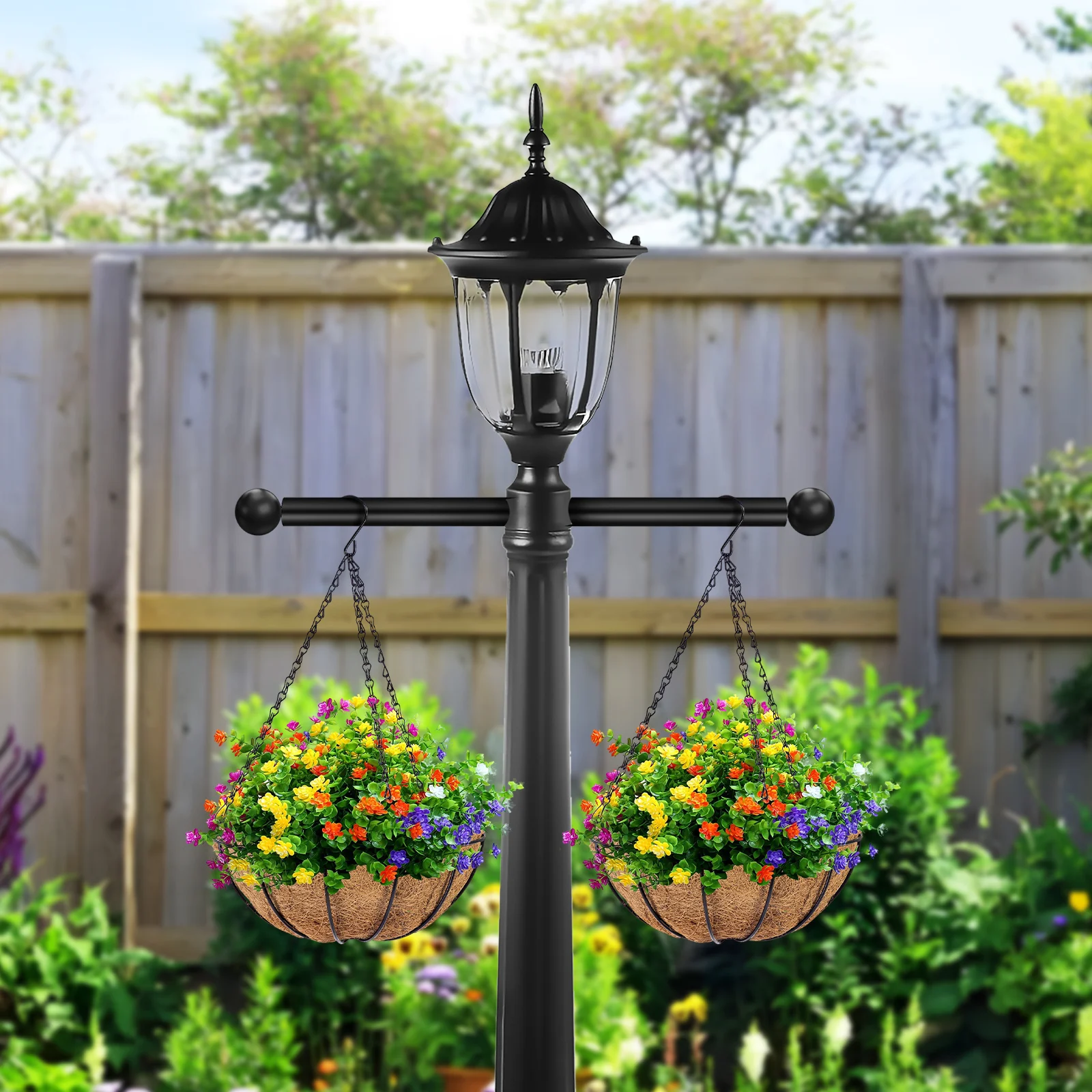 

Lamp Post Cross Arm Steel Ladder Frame Replacement Rod Garden Lighting Accessory High Strength Aluminum Sleek Design Versatile