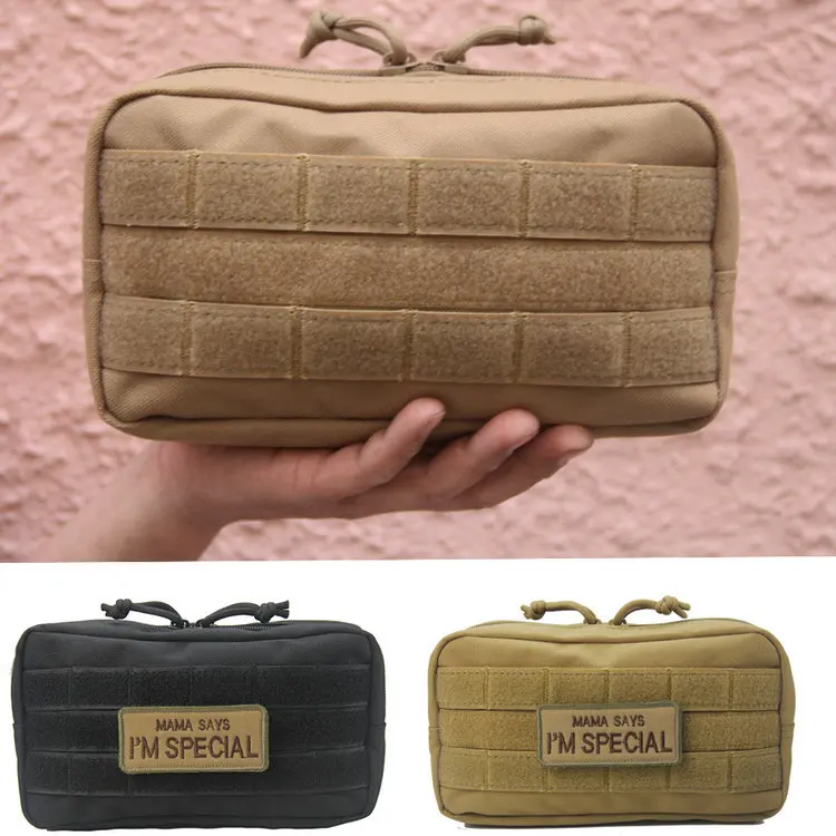 Molle EDC Pouch Waist Pack Bag Outdoor Camping Hiking Hunting Tools Accessories Small Utility Medical Organizer Bags