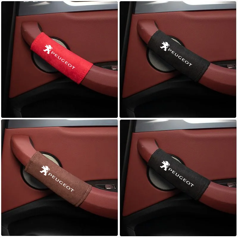 

For Peugeot 206 307 308 3008 207 208 407 508 2008 5008 107 106 108 Car Sticker Interior Door Handles Armrest Pull Cover Interior