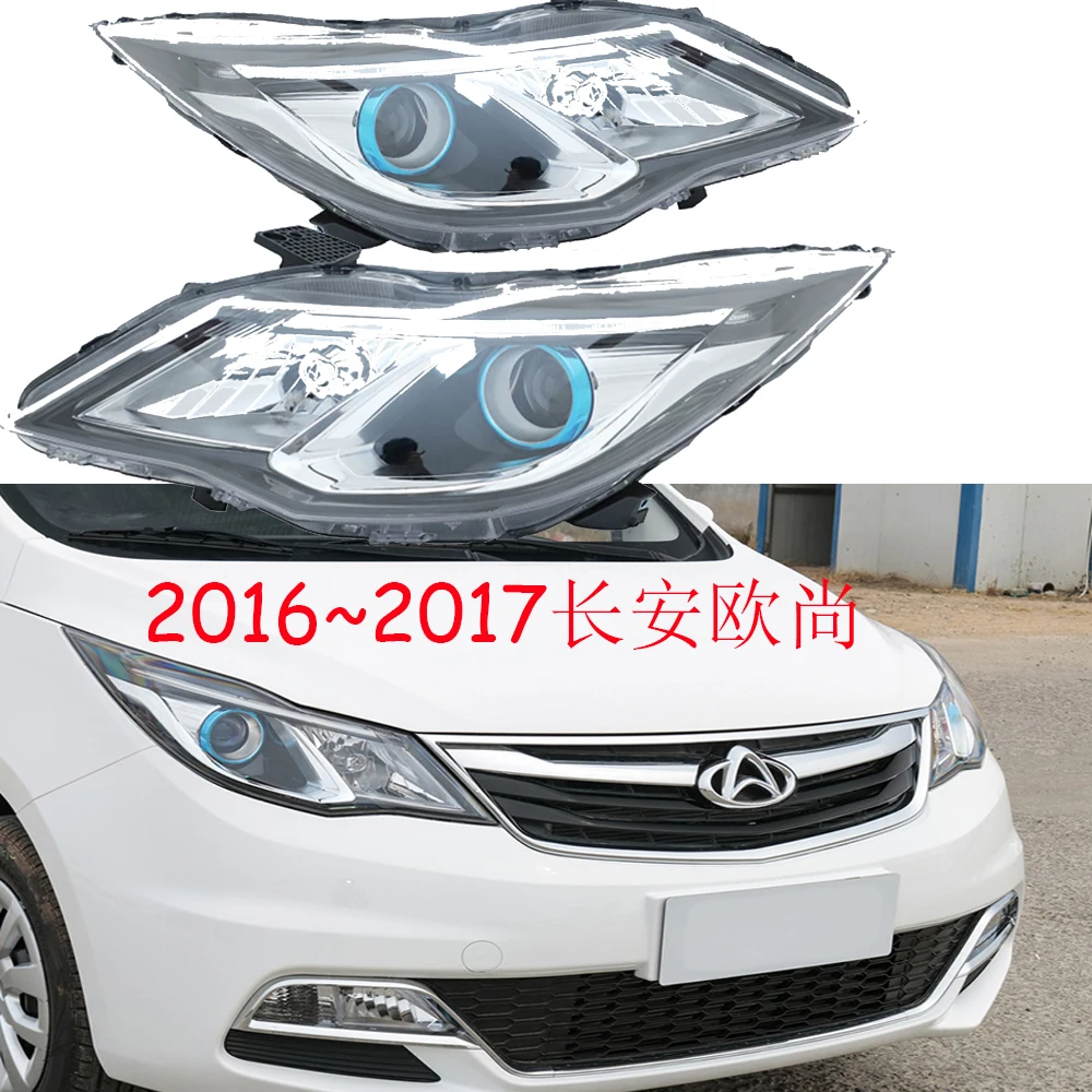 1pcs car bumper CHANG AN headlamp for ChangAn OSHAN headlight 2016~2017y car accessories head lamp ChangAn OSHAN fog lamp