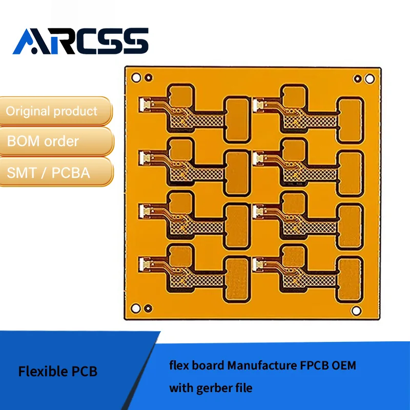 fabricação de placa flexível OEM FPCB com arquivo gerber