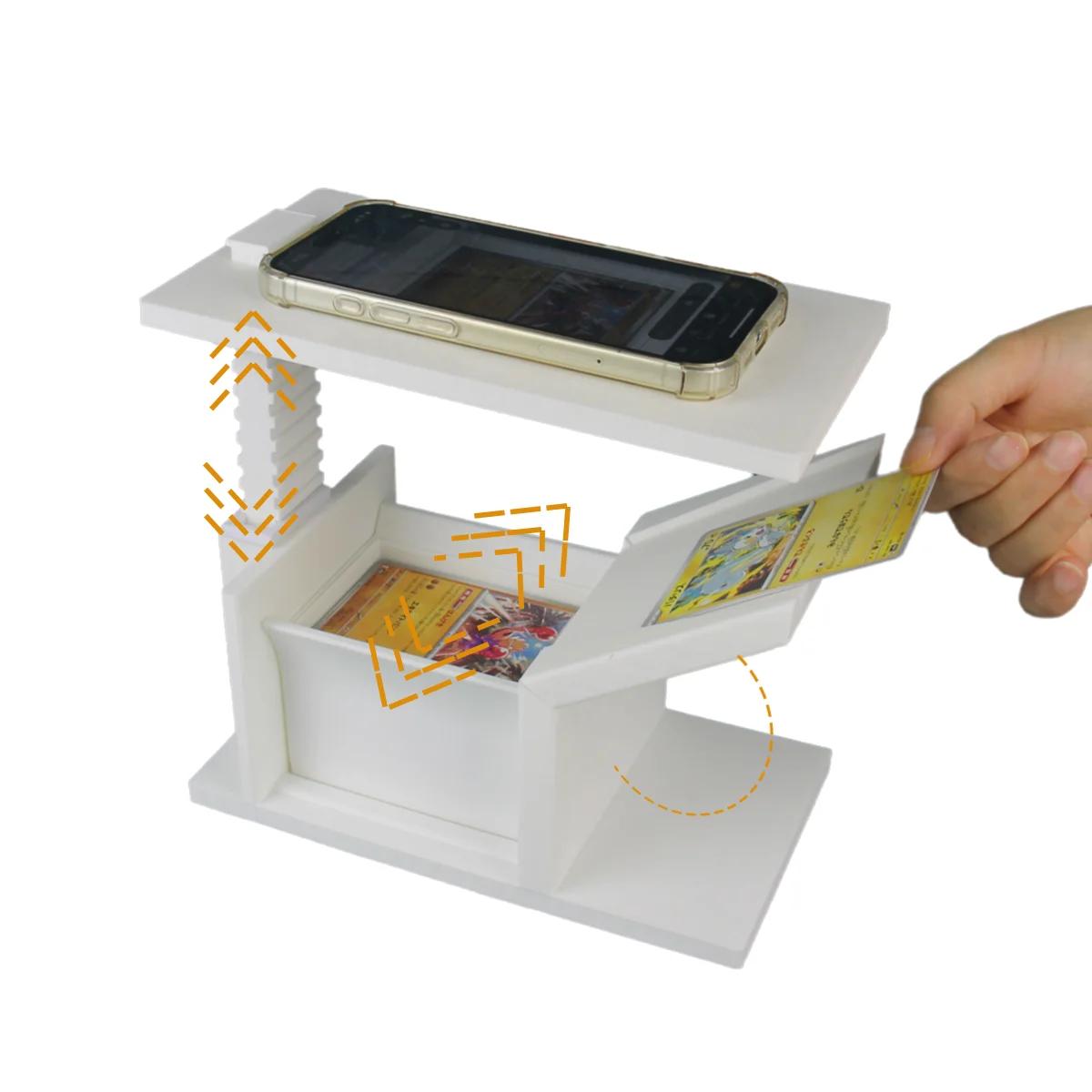 

Card Slinger for TCG & MTG |Sports Card Scanner with Stand | Trading Card Scanner Holder | Quickly Scan Gathering Accessories