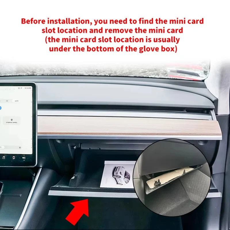 TPC For WL3 Tesla Model/Model3 Positioning Shutter SIM Card Controller External SIM Card Extension Cable