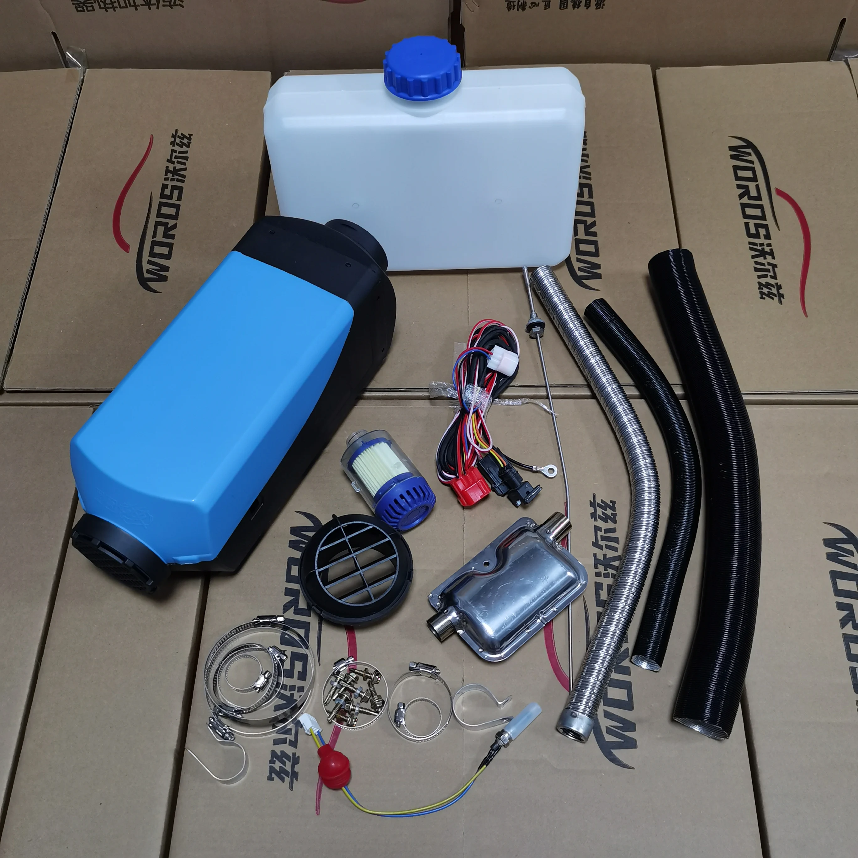 중국 공장 직영 2KW/5KW/8KW 디젤 주차 히터 - 12V/24V 블루투스 타이머 트럭 자동차용 히터