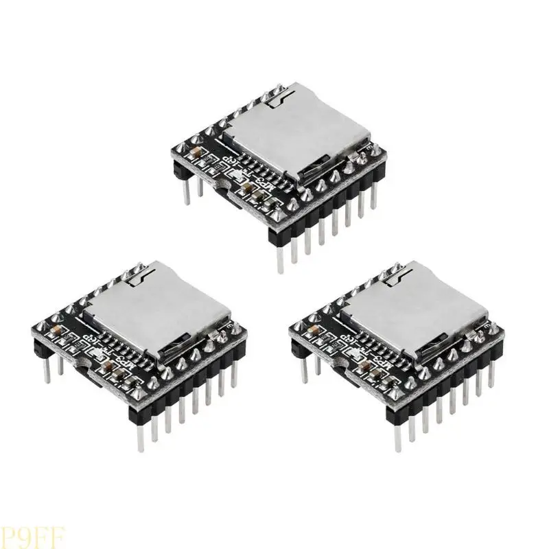 

CS1W 3Pcs For DFPlayer Mini MP3 Player Module TF Card U Disk DFPlayer Module MP3 Voice Development Board Mini MP3 Player Module