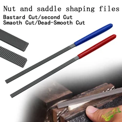 Electric acoustic guitar fingerboard wire crown grinding file service tool Punching up curved file leveling service tool