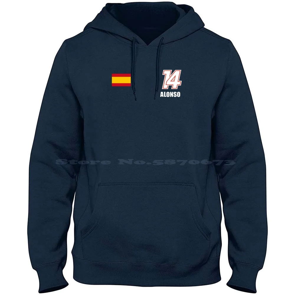 Fernando Alonso 14 100% Cotton Hoodie Melbourne Grand Prix 2022 Alpine Team 2021 Drive To Survive Fernando Alonso Esteban