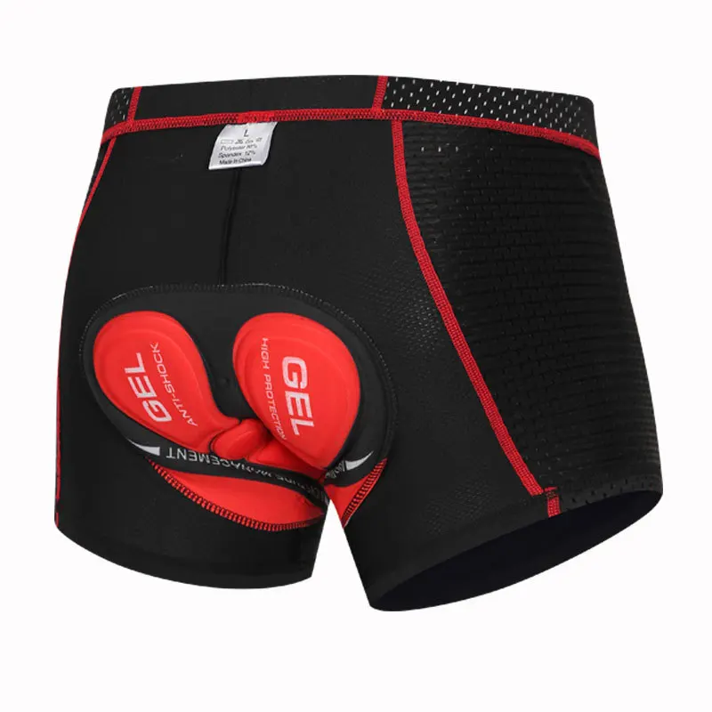 

Amazon Biker Underwear Thickened Silicone Cushion Shorts for Men Mountain Bike Sweat Absorption Factory in Stock