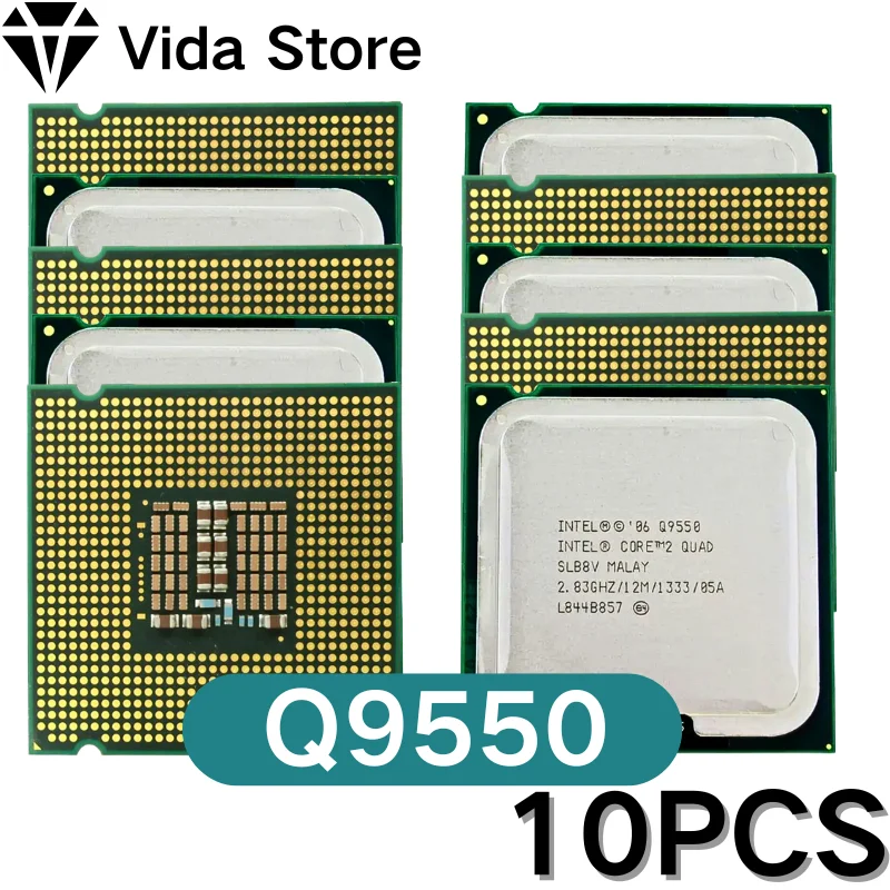 10 PCS   Quad-Core,Quad-Thread,Q9550,2.8GHz,12M,95W,LGA 775