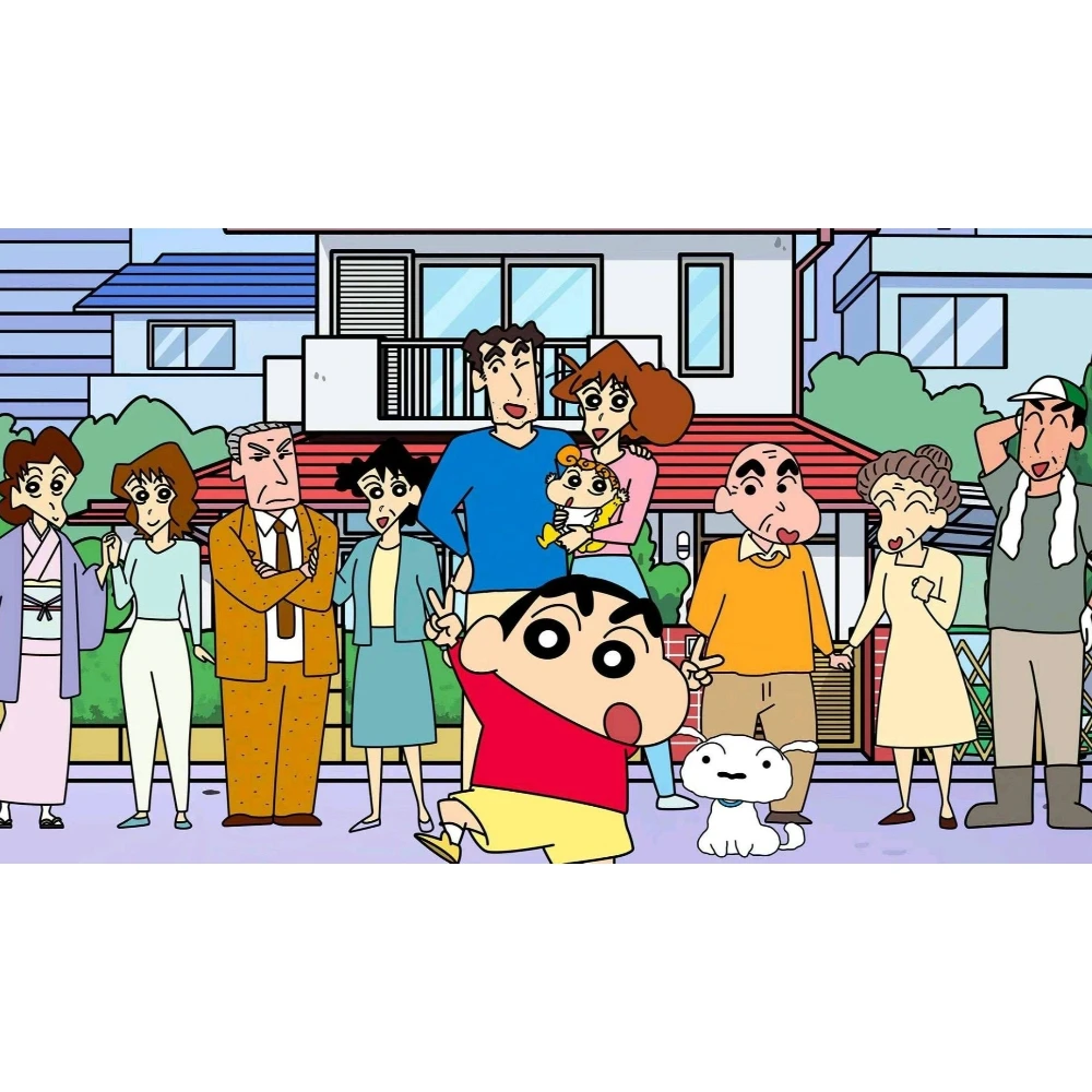 

Anime Crayon Shin-chan Cartoon 500/1000/1200/2000 PCS Jigsaw Puzzles Family Activity Games for Gameroom Bedroom Home Decor Gift