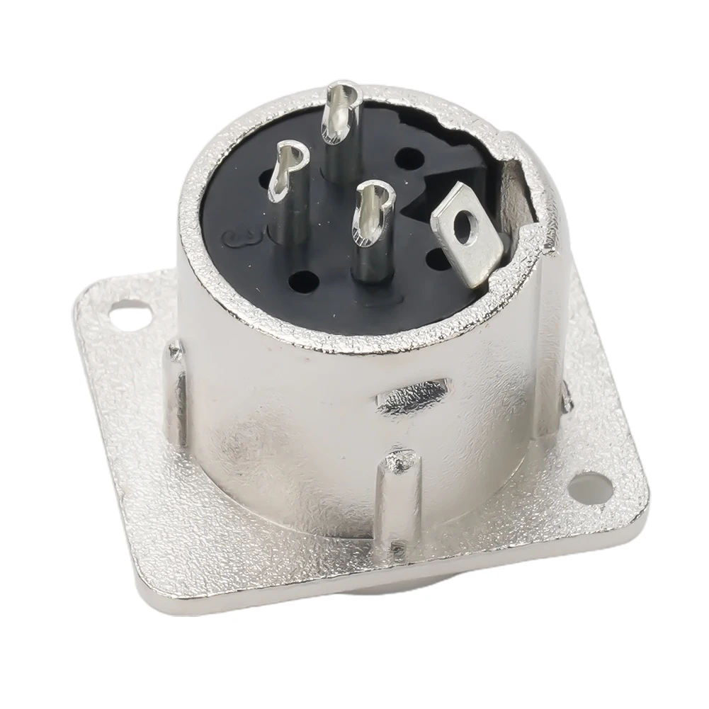 Enchufe XLR de 3 pines macho hembra montaje en Panel enchufe de chasis conector de Audio con conector de micrófono con terminales de soldadura para Patch Bay Snake Cabl