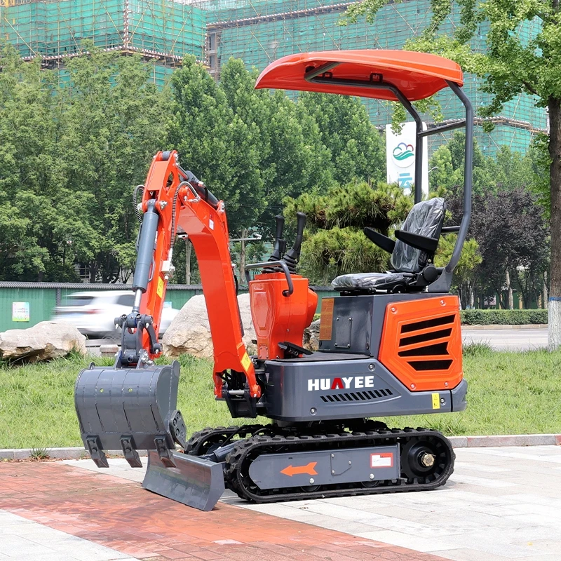 HUAYEE Customize Mini Excavator 1.2 Ton Fast Delivery Mini Small Crawler Excavator 1 Ton CE EPA Engine Mini Excavator Prices