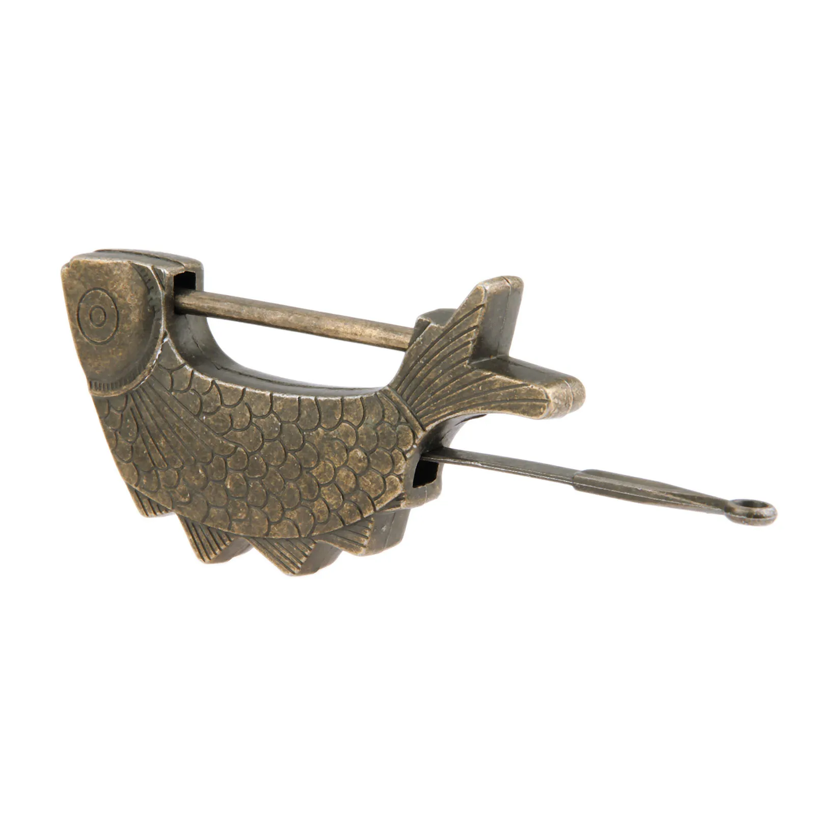 11.7cm Antique Bronze Old Chinese Hasps Lock Jewelry Wooden Box Padlock for Suitcase Drawer Cabinet Hardware Furniture Decor