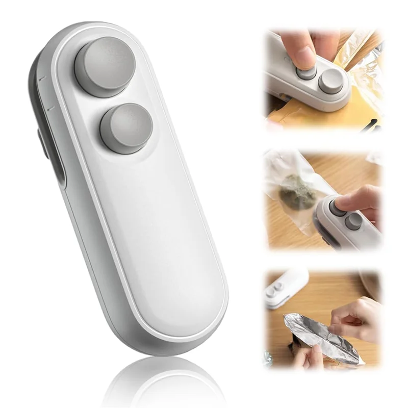 

B47B-Mini Bag Sealer, 2024 Upgrade TYPE-C Rechargeable Bag Sealer For Sealing & Cutting, Portable Handheld Vacuum Food