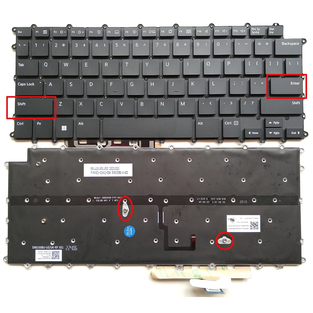 US Backlit Keyboard For LG 14Z90Q 14Z90Q-K 14Z90Q-G 14Z90Q-V 14Z90Q-K.AAB6U1 14Z90Q-V Black