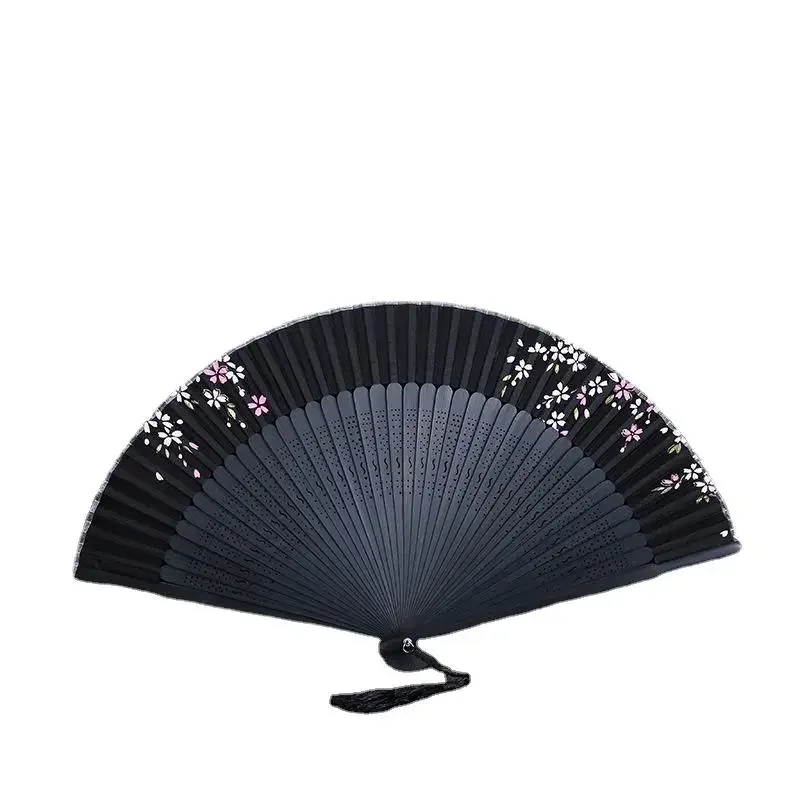 

Декоративный веер Edo Japan из шелка, бамбук