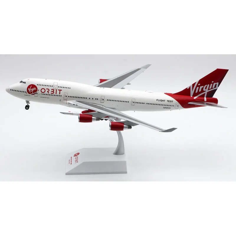 XX20205 Alloy Collectible Plane Gift JC Wings 1:200 Virgin Orbit(Rocket Version 1) Boeing B747-400 Diecast Aircraft Model N744VG