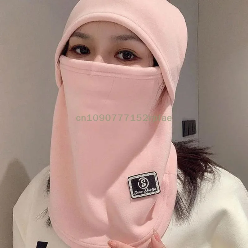หมวกคลุมหน้าแบบขนแกะสำหรับปั่นจักรยาน หมวกสกีฤดูหนาว บาลาคลาวา ปิดหน้าเต็มใบ ใช้เป็นซับในหมวกกันน็อคมอเตอร์ไซค์ ผ้าพันคอแบบผ้าพันคอสำหรับผู้ชายและผู้หญิง