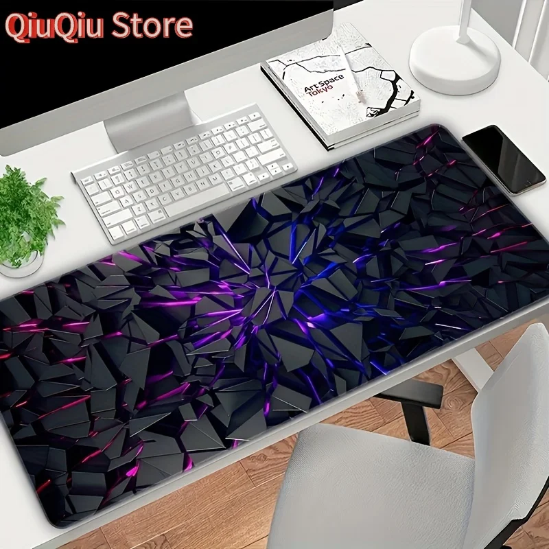 Geometric lines Gaming mats Mouse pad large Mousepad 400X900 PC Computer Keyboard XXL Desk mat offices interior accessories rug