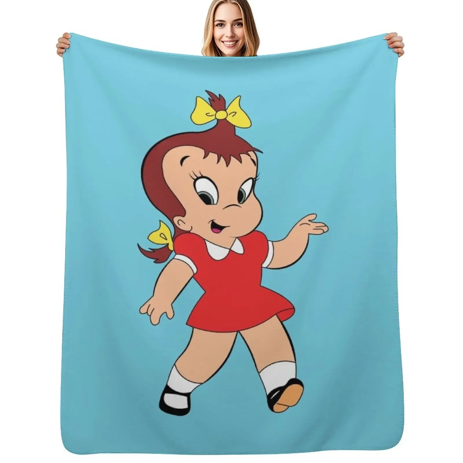 

Little Audrey cartoon Throw Blanket Thermals For Travel Thins Blankets For Bed Blanket