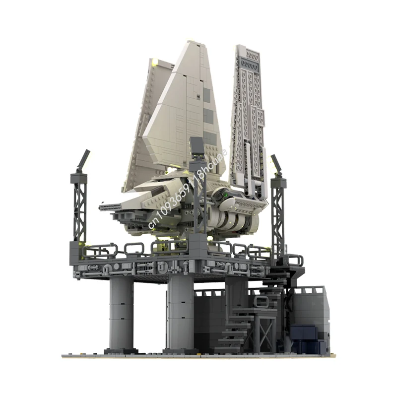963PCS MOC Star Battle SW Imperial Base #5 Landport Modular Model Building Blocks Stacking Bricks Creative Toys Kid Gift Diy