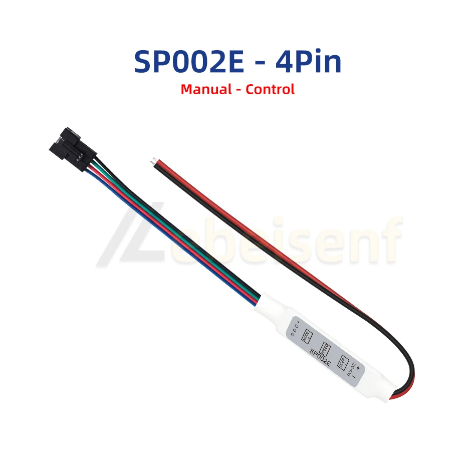 WS2813 WS2815 Pixels LED Strip Controller DC 5V 12V 24V Addressable Dual Signal 4Pin Mini Dimmer 21-Key RF/Bluetooth Controls