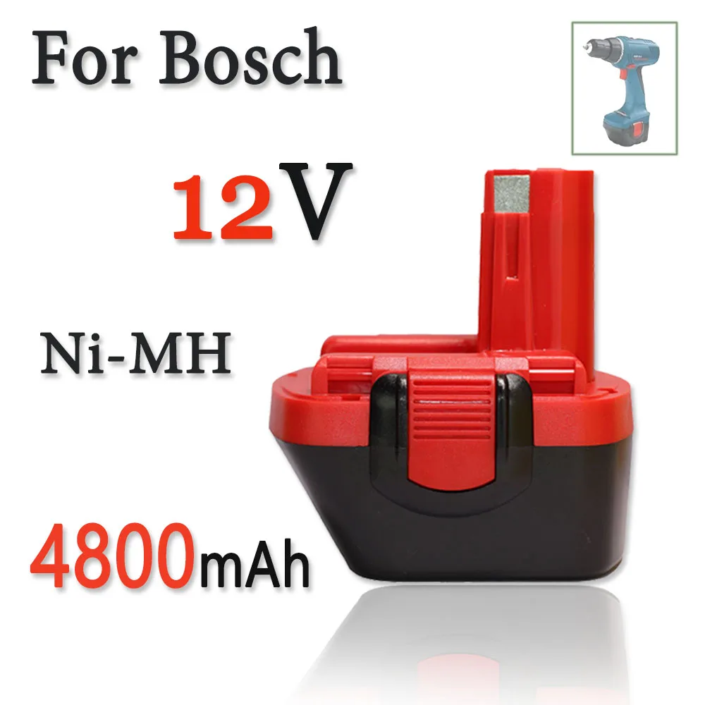 

For Bosch 12V 4800mAh Li-ion Battery，Compatible PSR 1200 GSR 12V AHS GSB GSR 12 VE-2 BAT043 BAT045 BAT046 BAT049 BAT120 BAT139