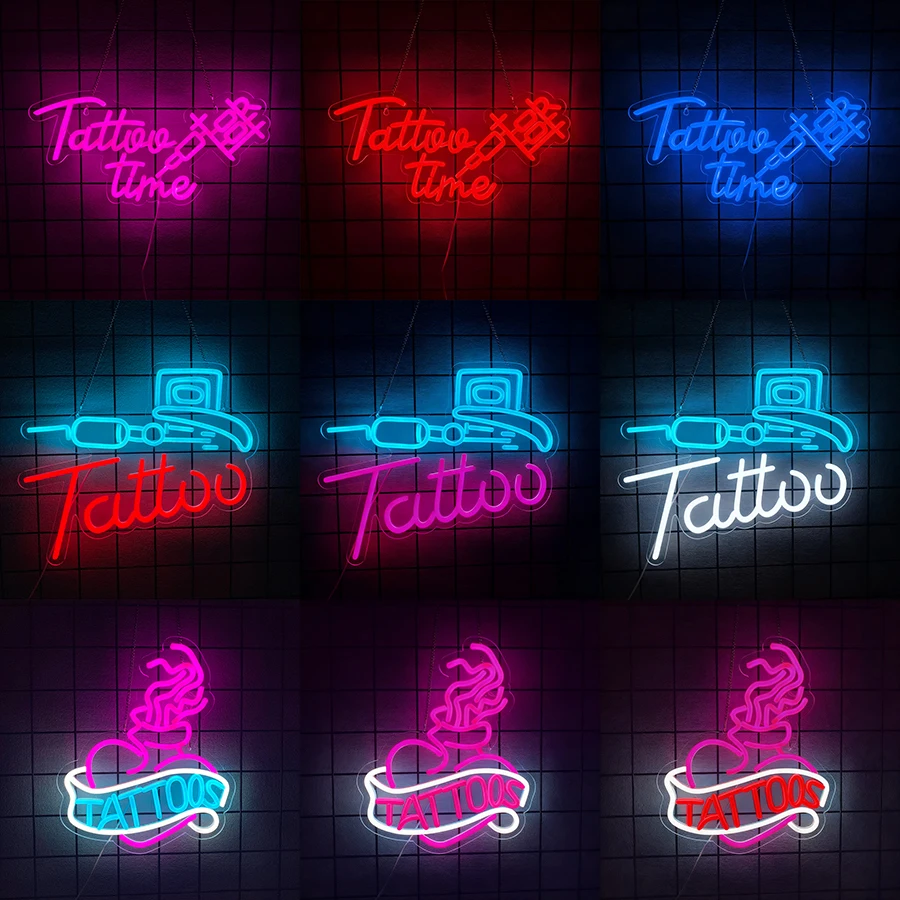 Tattoo Time Neon Si…