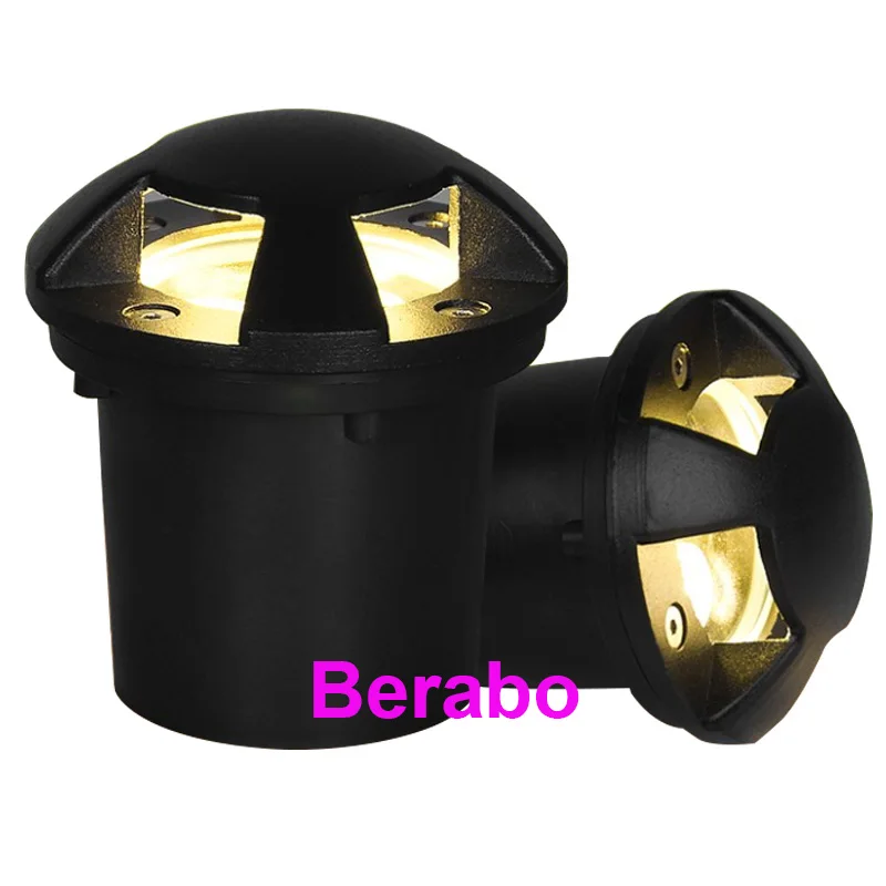 3W 6W 10W LED Garten Licht IP67 AC110V 220V DC12V Strahler Outdoor Einbau Unterirdischen Lampe boden Landschaft Beleuchtung – Detail 2