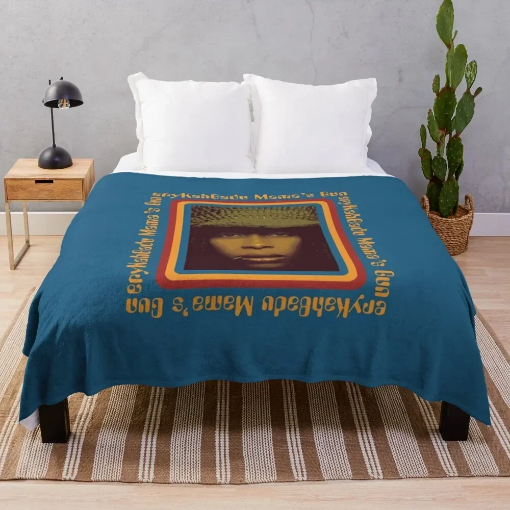 

BowersJ Erykah Badu Mama_s Gun Men_s Throw Blanket Plaid Kid'S Warm Luxury Designer Blankets