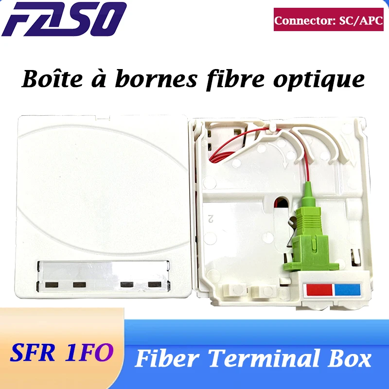 

20 шт. клеммная коробка FTTH POT, одномодовая розетка SC/APC, набор розеток для французской розетки PTO, набор французских оптоволоконных коробок
