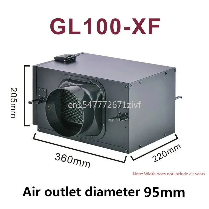 95 مللي متر 3 طبقات صندوق التنقية المسبق لنظام الهواء النقي الفورمالديهايد إزالة الدخان والغبار تصفية شاشة فلتر الهواء الداخلي #5