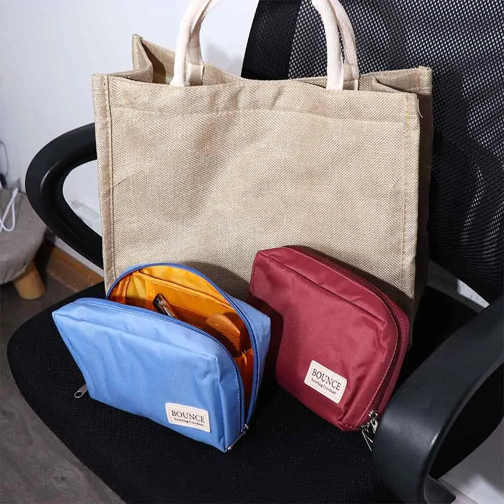 Pouch Digital Storage Bag Cotton Passbook Pouch Nylon Cosmetic Pouch Bill Certificate Seal Bag Seal Bag Certificate Seal Bag