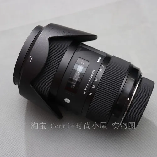 LH780-06 72mm Reverse petal flower Lens Hood cover for sigma 18-35mm f1.8 18-35 1.8 DC Art camera lens